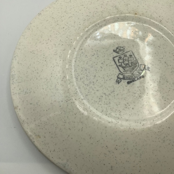 6 GRINDLEY 1950s MCM Earthenware Oval Side Plates.  Crafted in England. - Picture 5 of 6